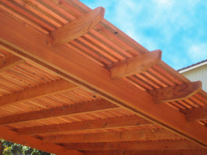 A close up detail of one of our arbors